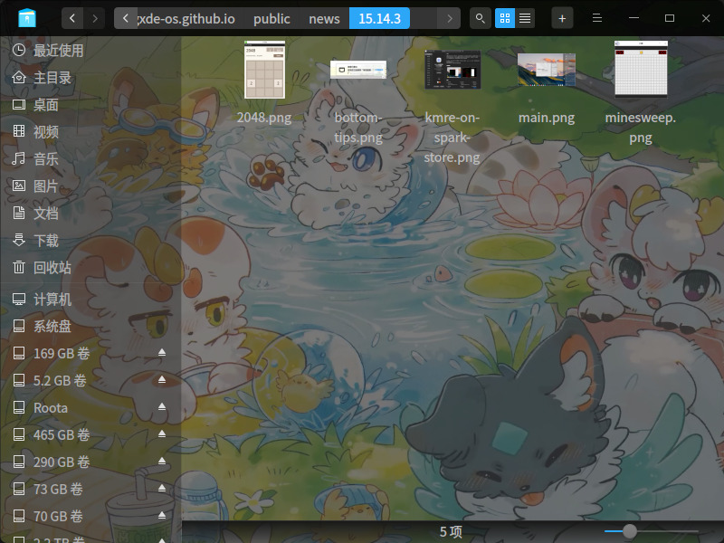 File Manager (DFM) now supports setting a custom background
